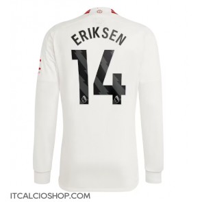 Manchester United Christian Eriksen #14 Terza Maglia 2023-24 Manica Lunga